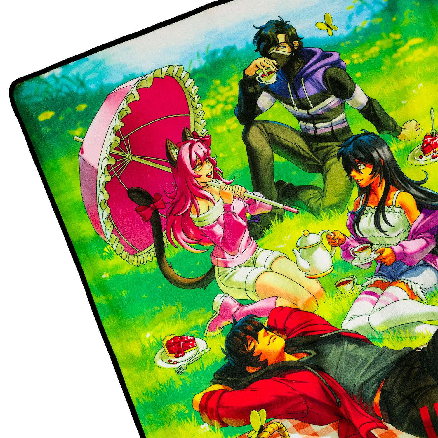 Aphmau & Friends Picnic Fleece Blanket - Image 3