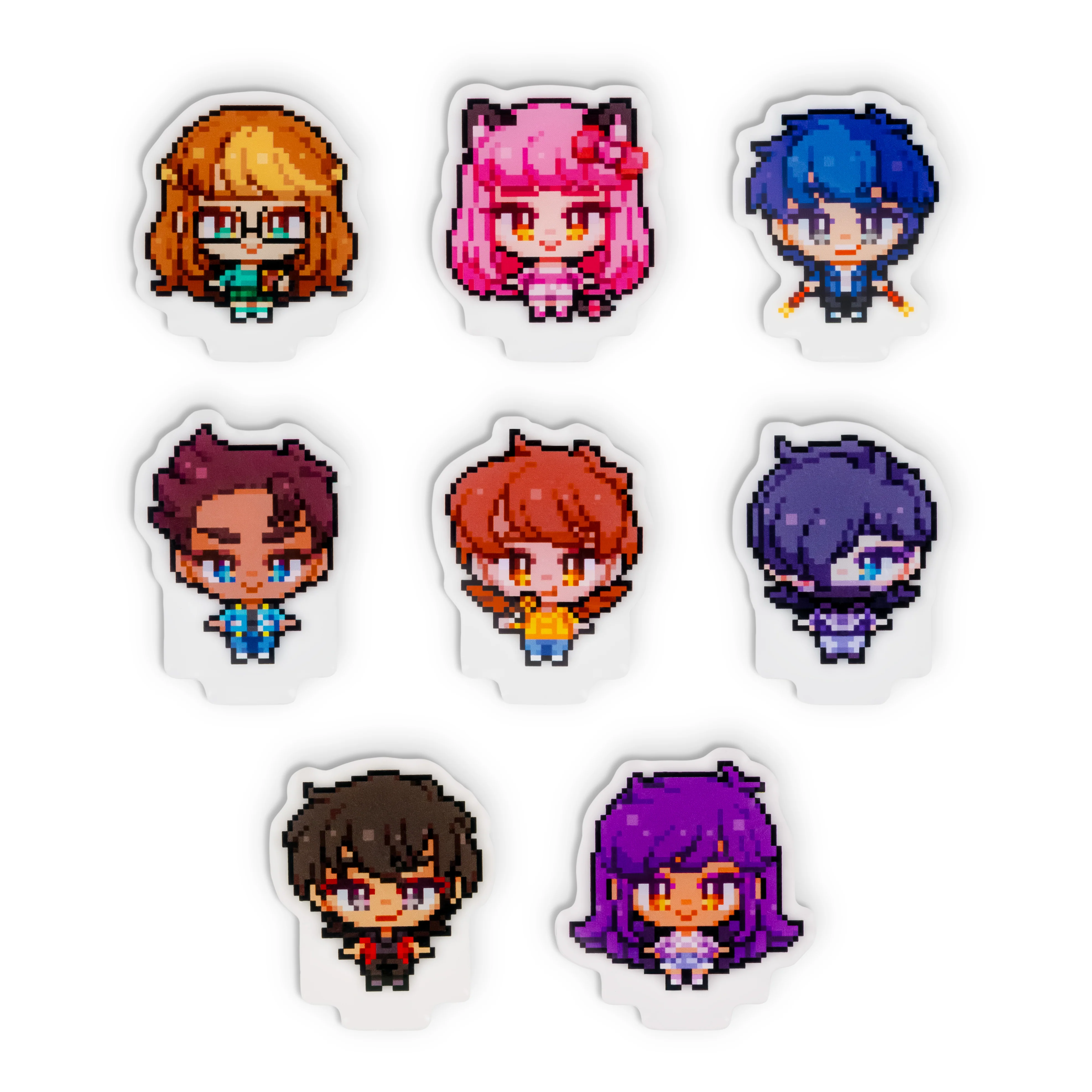 Aphmau & Friends Pixel Standee & Sticker Pack Bundle - Image 3
