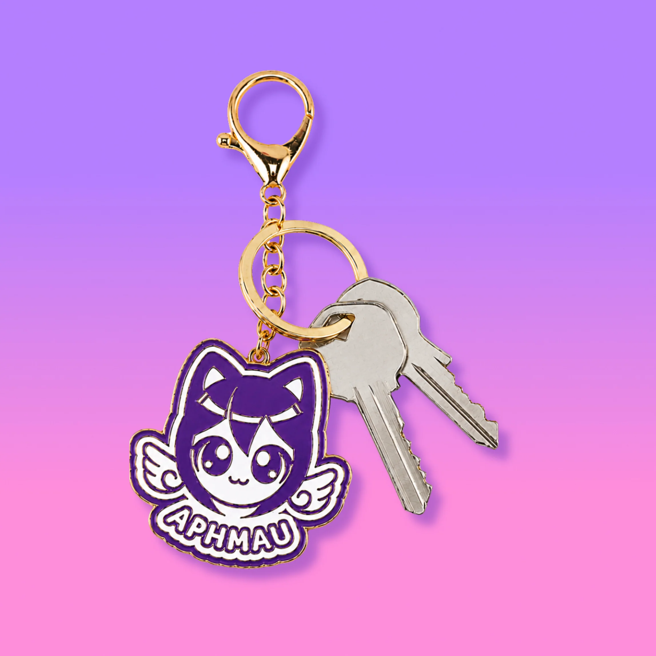 Aphmau Logo Enamel Keychain - Image 2