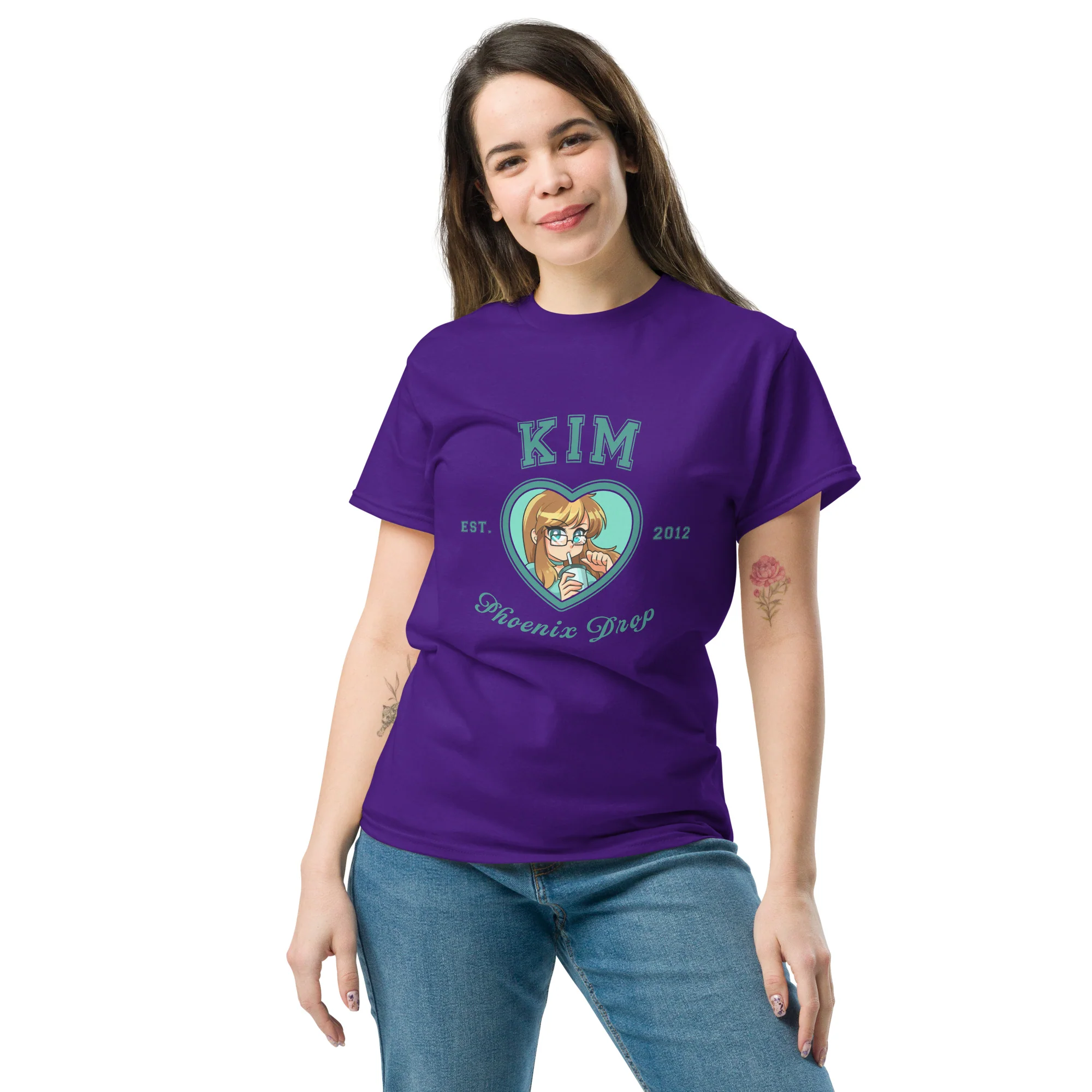 Kim Phoenix Drop Varsity Tee - Adult Sizes - Image 2